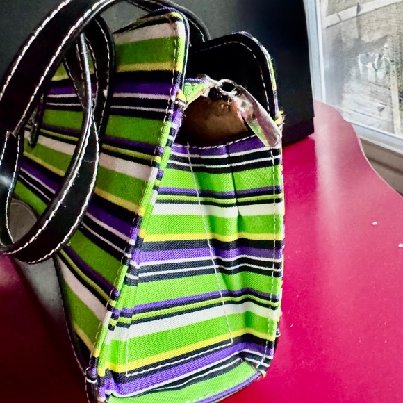 Kate Spade Multicolor Striped Tote Purse HandBag, Excellent Condition! - Picture 8 of 12